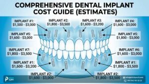 Full Mouth Implants Cost - تكلفة زراعة الأسنان في تركيا وفي العالم