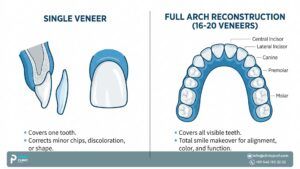 Hollywood Smile vs Veneers