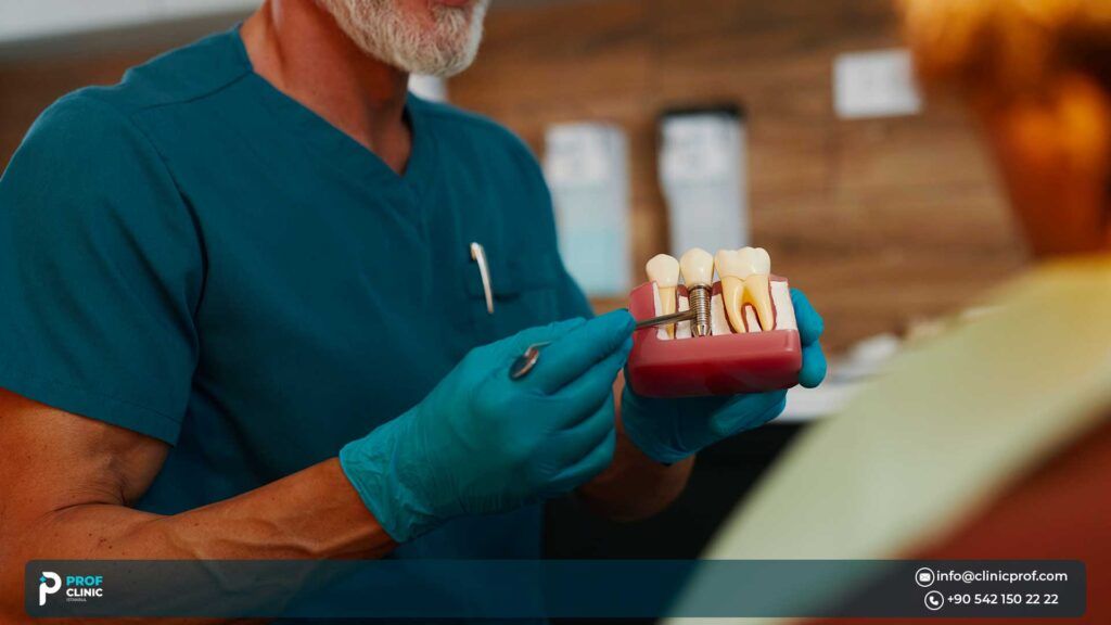 The time required to recover from the zirconia dental implants