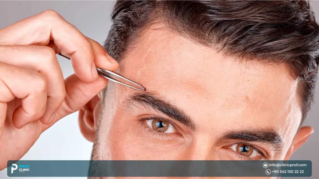 Why eyebrow transplant hair sticks out and what to do
