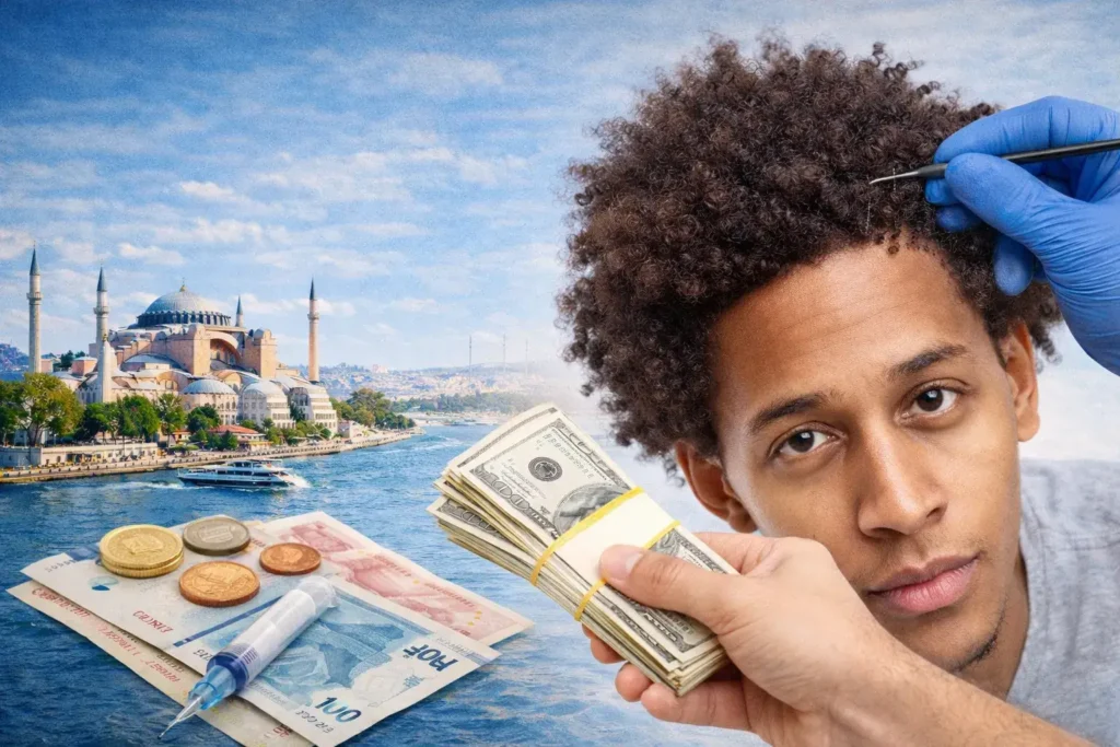 Afro Hair Transplant Cost in Turkey 2026: Detailed Price Breakdown