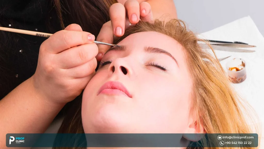 What happens before, during, and after the eyebrow restoration procedure?