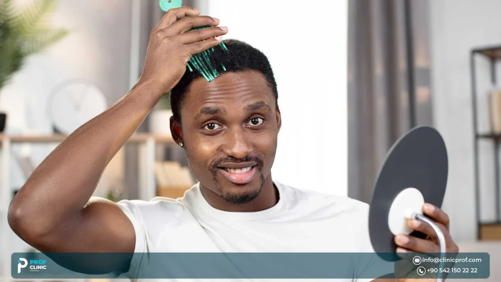 Process of Afro Hair Transplant Healing