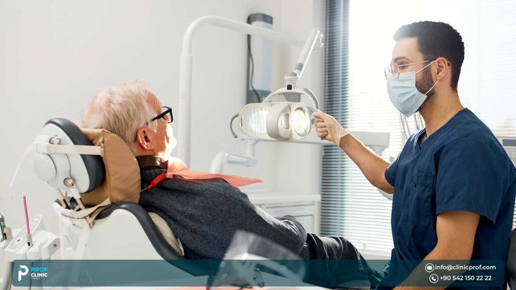 When should you contact a dentist about the abutment?