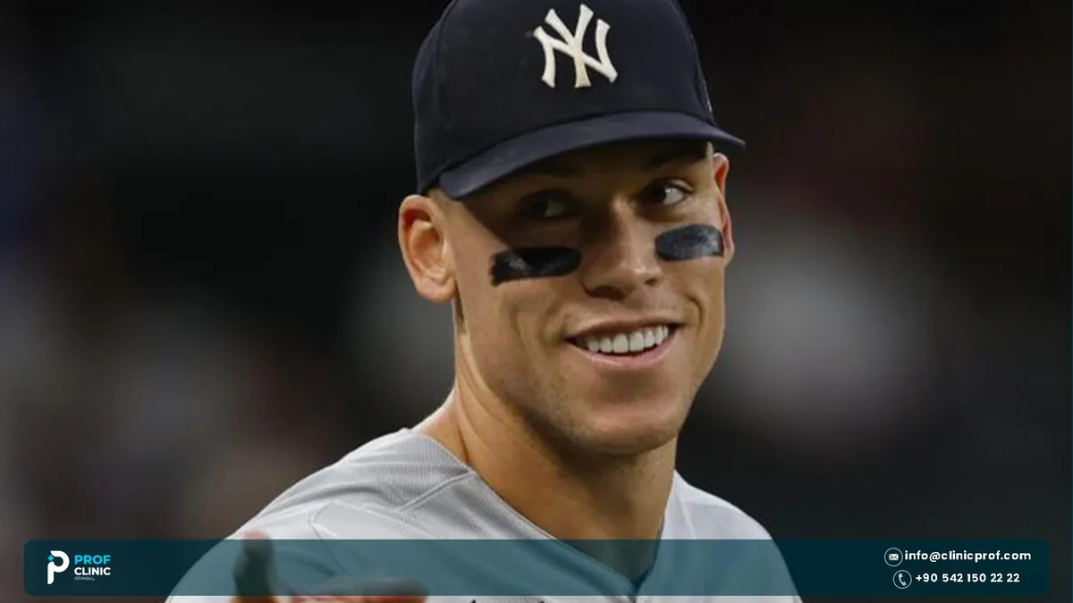 Aaron Judge smiling in a more recent photograph